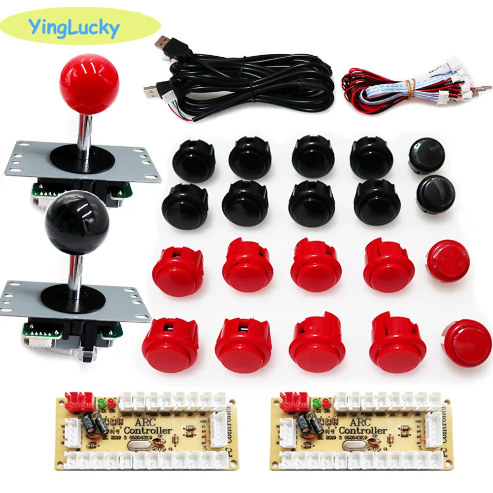 Arcade Button Kit - Arcade 2 Giocatori Zero Delay Kit