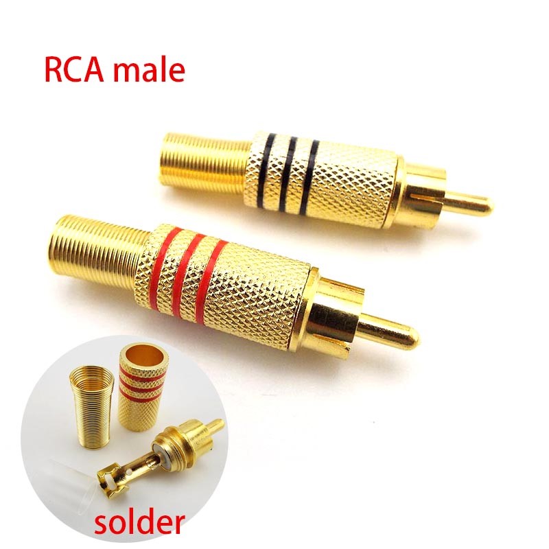 Composite Rca Cable - Connettori RCA placcati in oro Adattatore