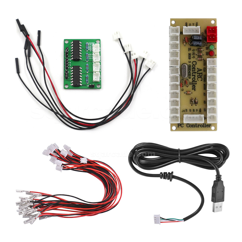 Arcade Button Kit - Tutti i pulsanti Hitbox Style Arcade