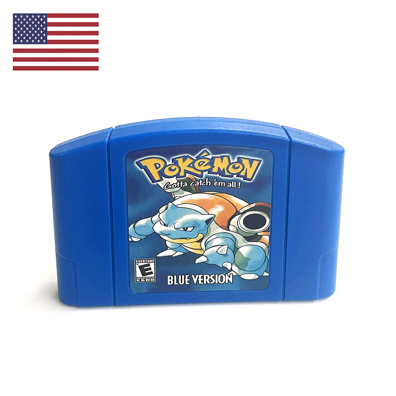Retro Gaming Pokemon - Versione USA NTSC Inglese Pokemon Blu