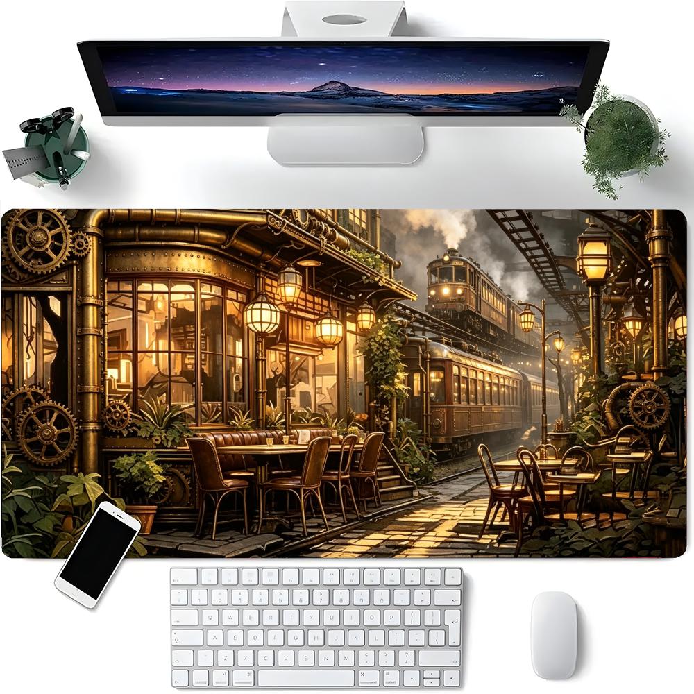 Retro Gaming Laptop - Tappetino da Scrivania Stile Industriale Retrò