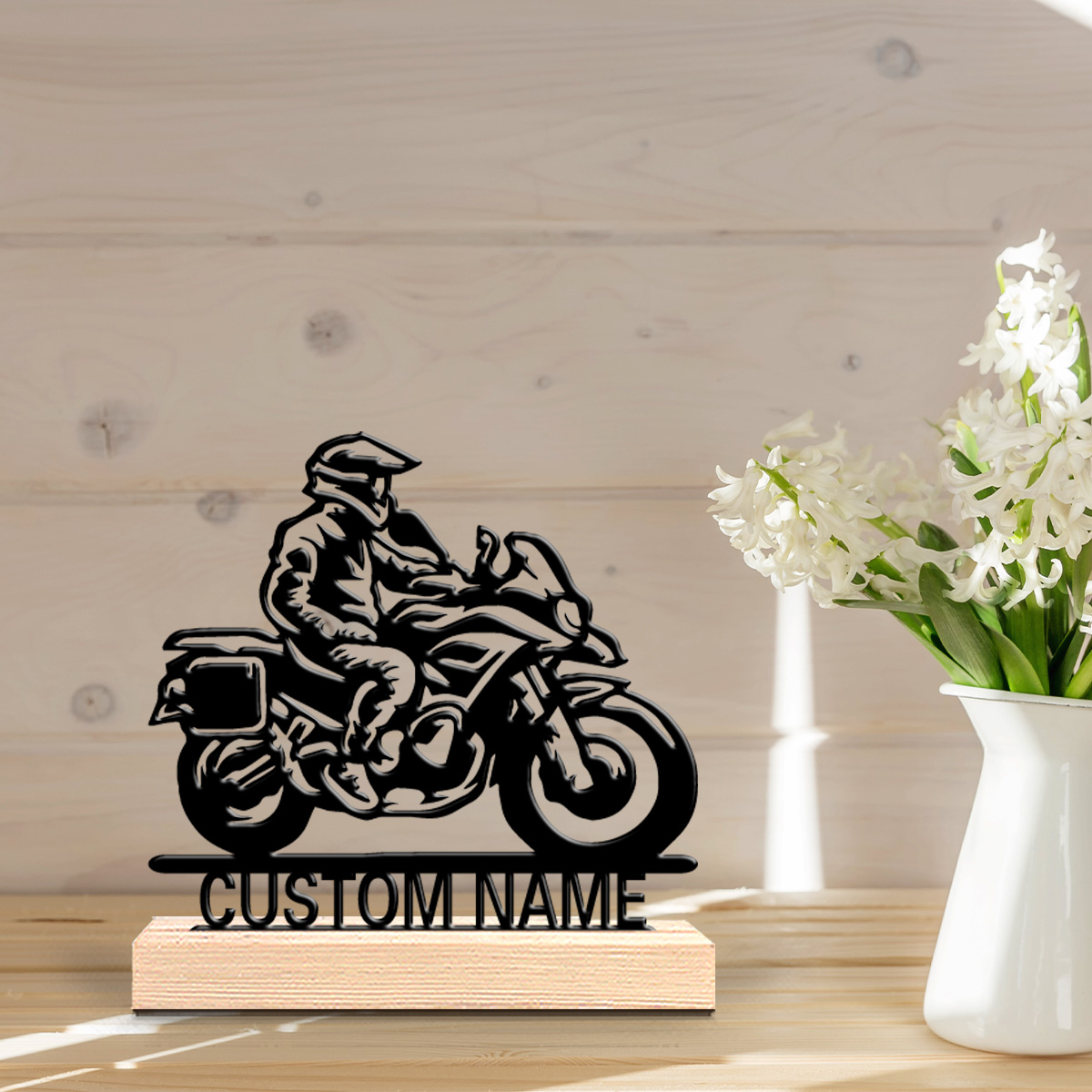 Retro Gaming Decor - Statue di metallo per motociclette personalizzate