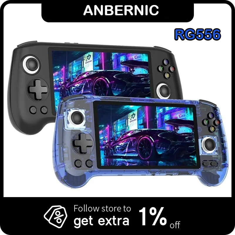 Retro Gaming Laptop - Console di Gioco Portatile ANBERNIC RG556