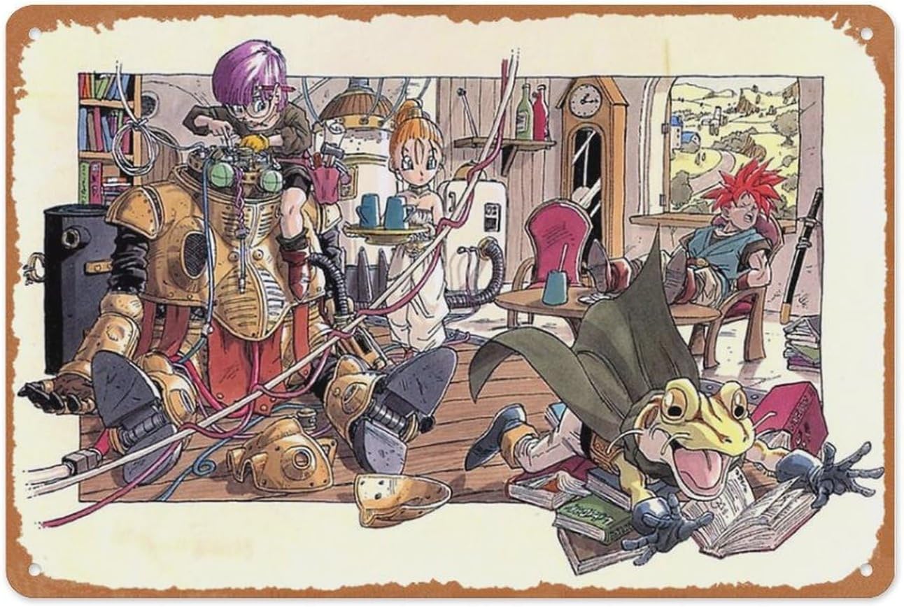 Retro Gaming Decor - Targa in metallo per giochi retrò