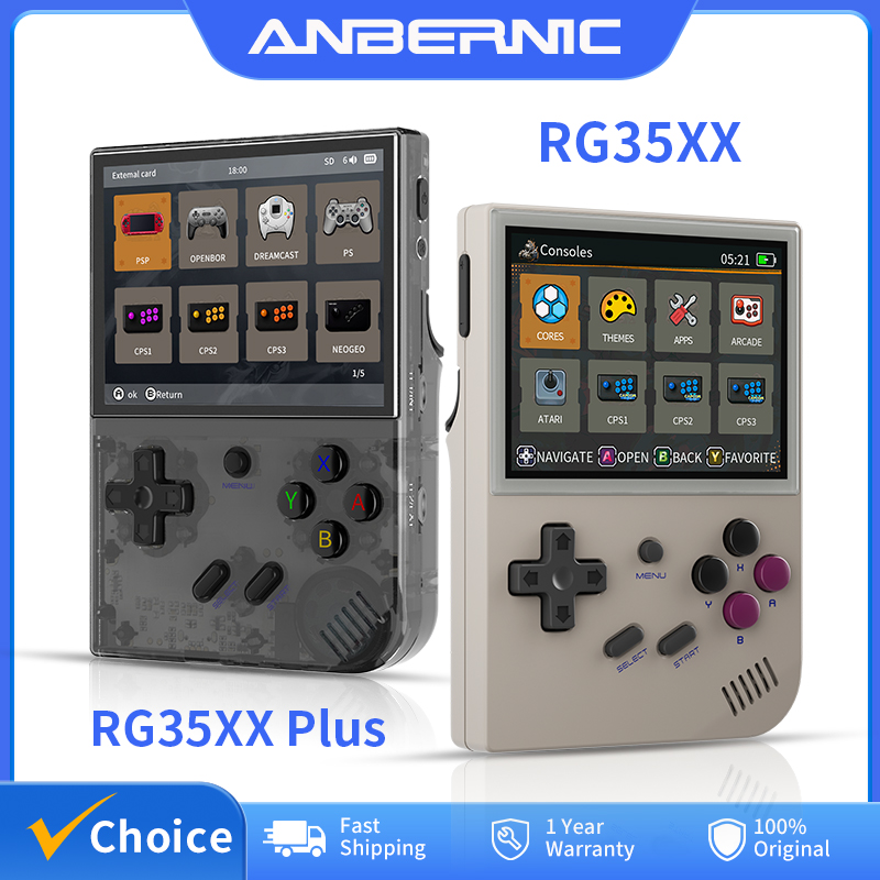 Retro Gaming Icons - ANBERNIC RG35XX Plus/RG35XX Console di gioco