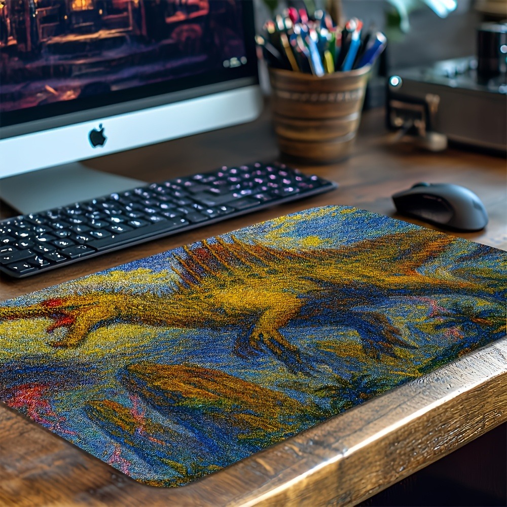 Retro Gaming Laptop - Tappetino da Gioco Retro Spinosaurus Antiscivolo,
