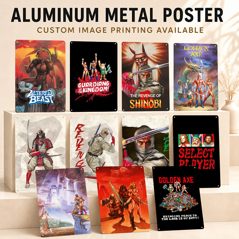 Retro Gaming Lounge - Collezione SEGA: Poster Stampati, Insegna in