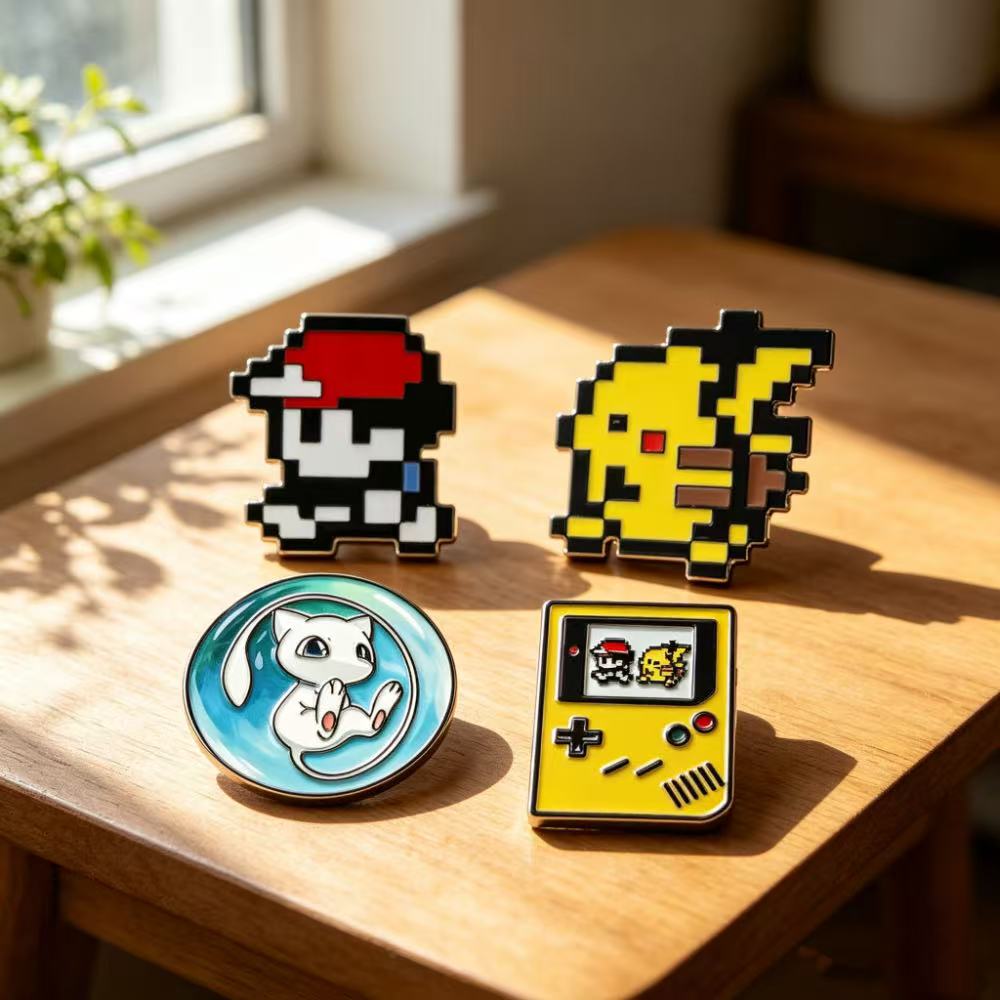 4 pezzi di spille smaltate ret - Retro Gaming Pokemon recensione e prezzo