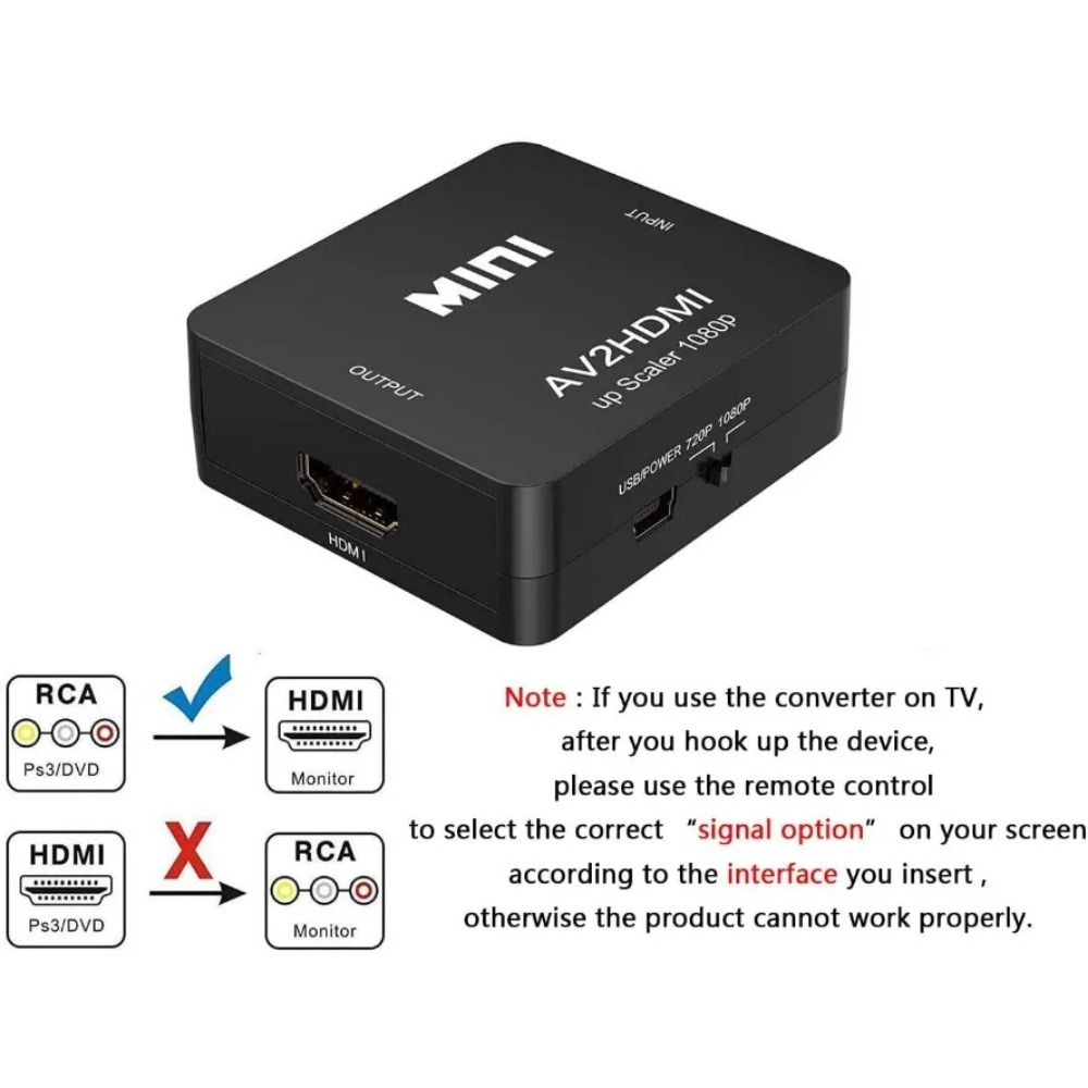 Convertitore AV a HDMI 1080P,  - Composite Rca Cable recensione e prezzo