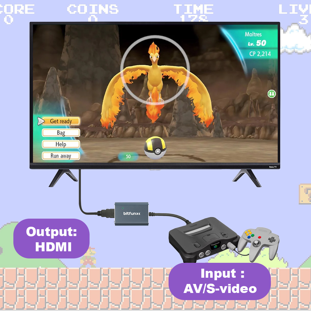 Bitfunx 720P Adattatore Svideo - Retro Gaming Icons recensione e prezzo