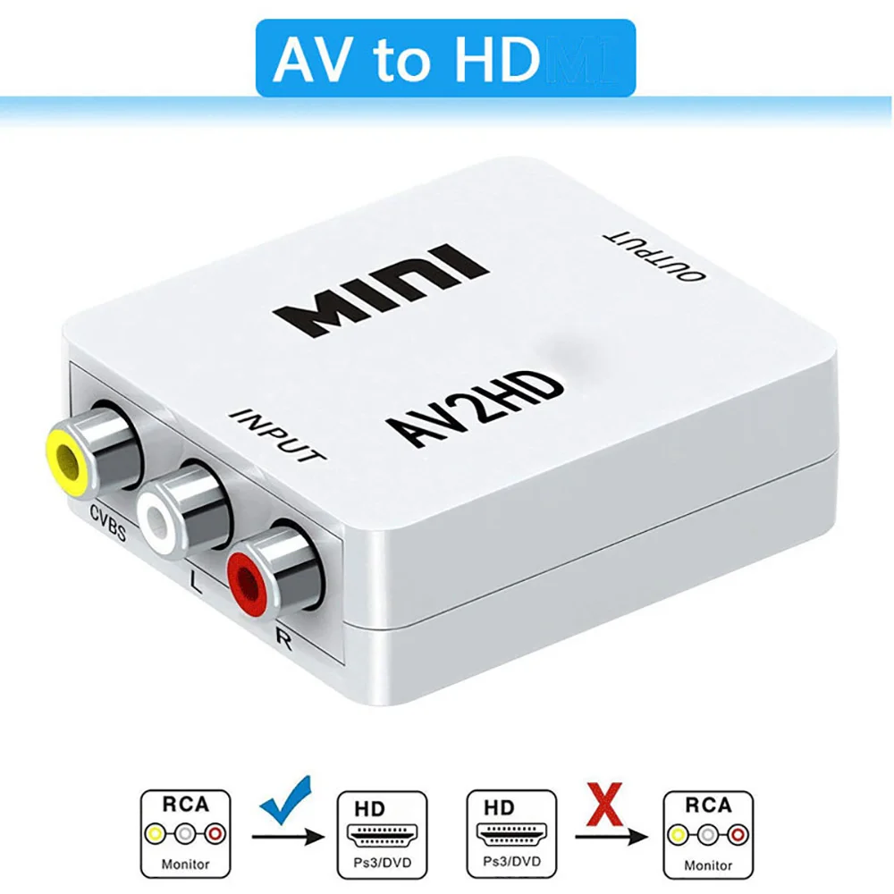 Convertitore RCA AV a HDMI 108 - Composite Rca Cable recensione e prezzo