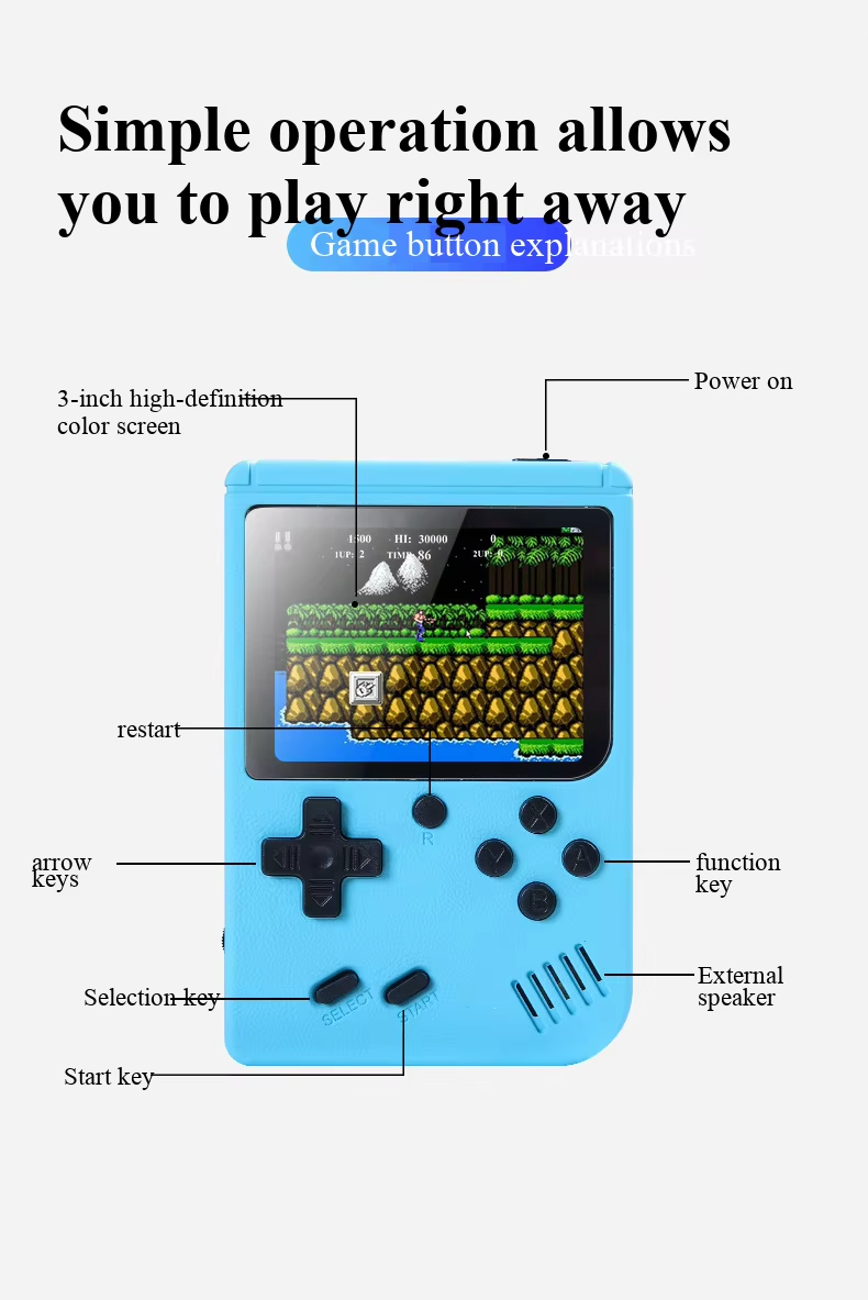 Console di gioco portatile ret - Retro Gaming Icons recensione e prezzo