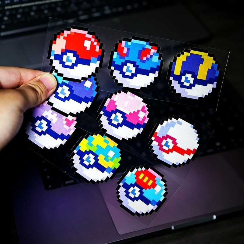 Adesivi Retrò a Forma di Poké  - Retro Gaming Pokemon recensione e prezzo