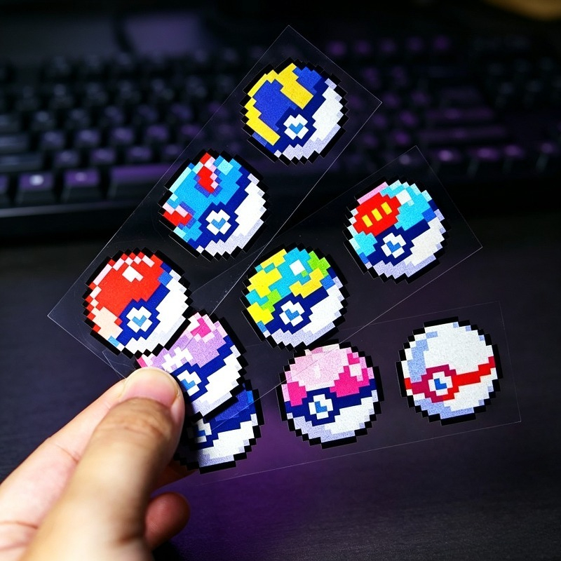 Adesivi Retrò a Forma di Poké  - Retro Gaming Pokemon recensione e prezzo