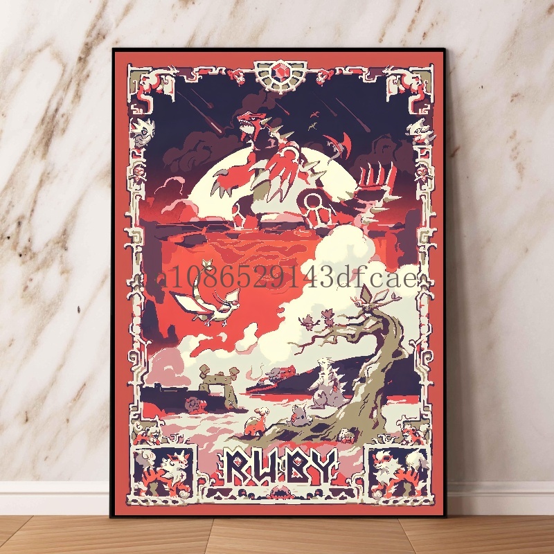Pokemon Retro Cartoon Poster F - Retro Gaming Pokemon recensione e prezzo