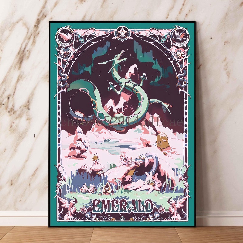 Pokemon Retro Cartoon Poster F - Retro Gaming Pokemon recensione e prezzo