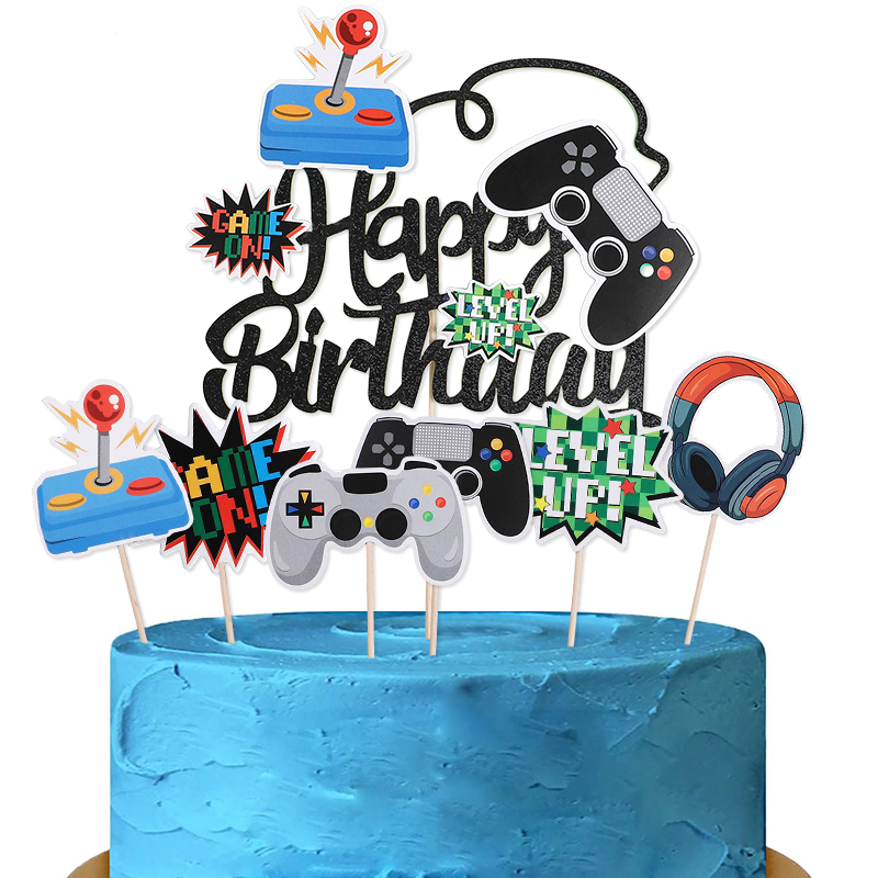 13 pezzi di toppers per torta  - Retro Gaming Decor recensione e prezzo