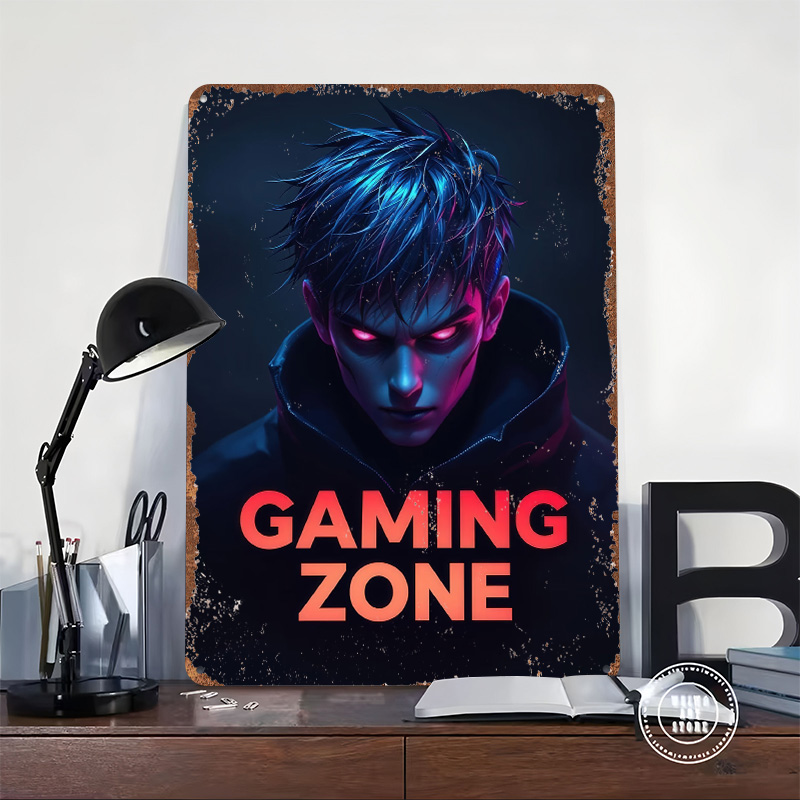 Targa in Metallo Personalizzat - Retro Gaming Zone recensione e prezzo