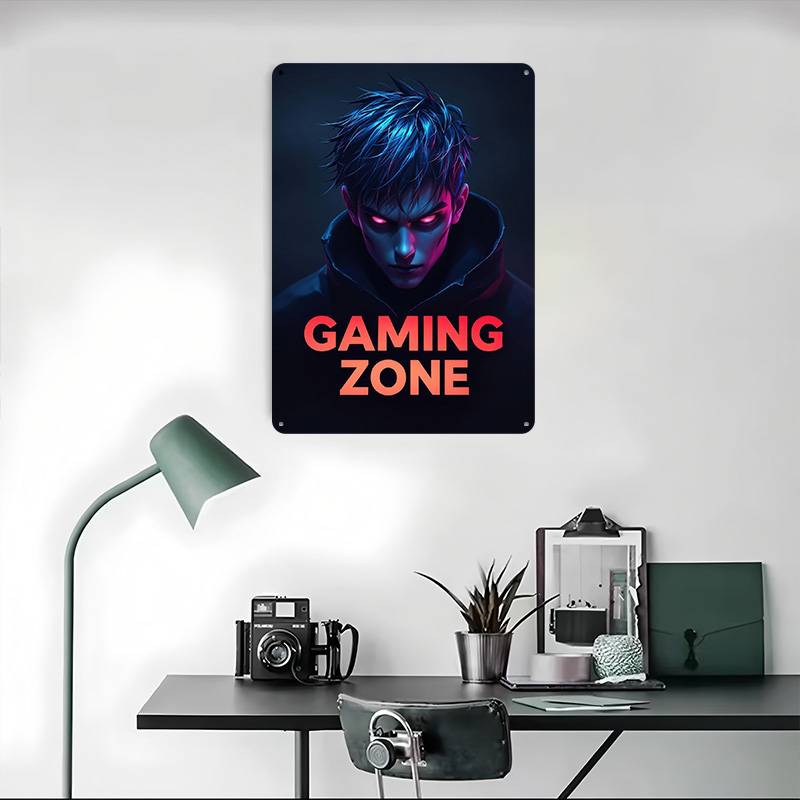 Targa in Metallo Personalizzat - Retro Gaming Zone recensione e prezzo