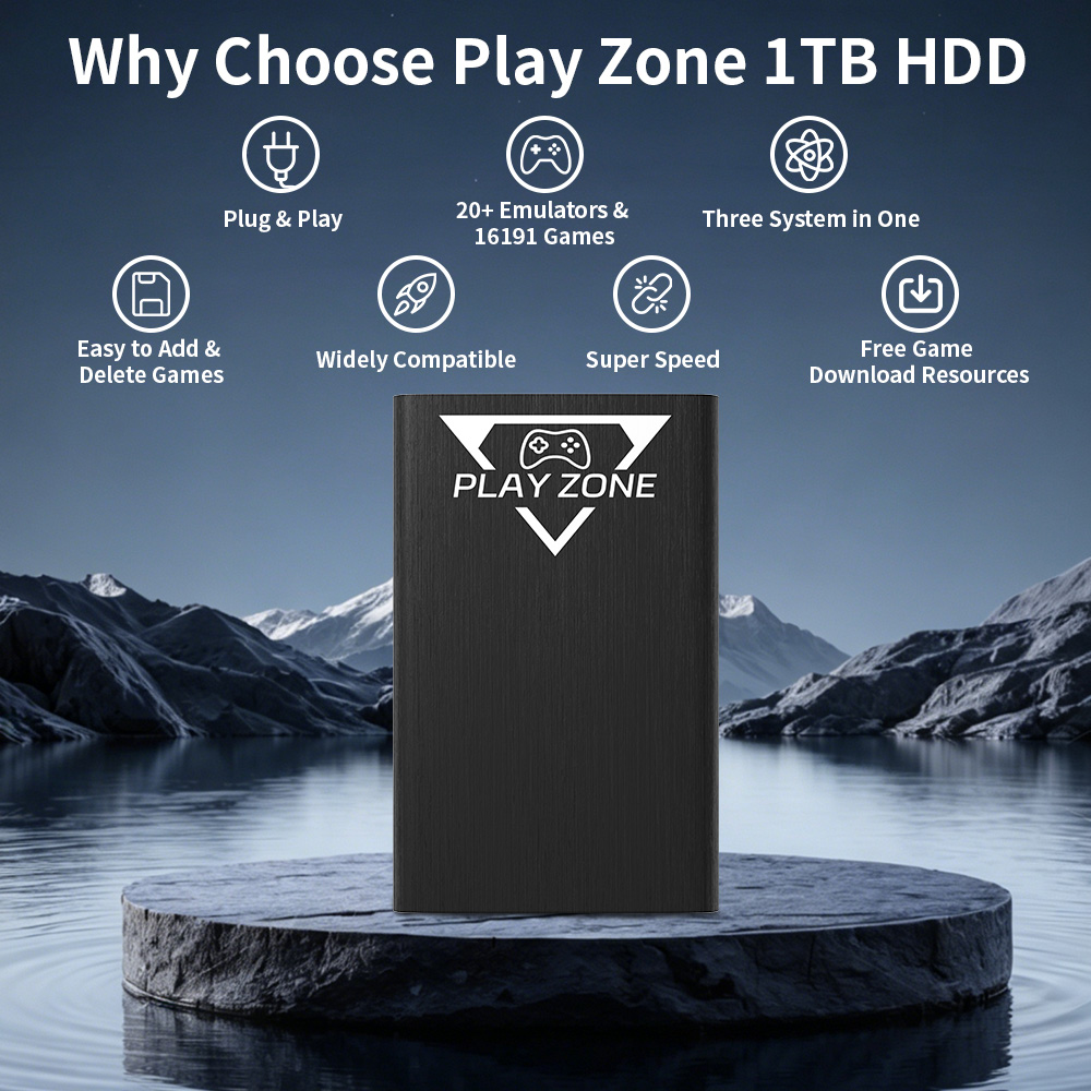 Play Zone 1TB HDD Portatile pe - Retro Gaming Zone recensione e prezzo