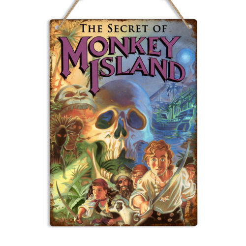 MONKEY ISLAND Amiga Vintage Re - Retro Gaming Decor recensione e prezzo