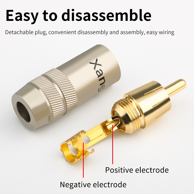 Xangsane 4 pezzi Connettore RC - Composite Rca Cable recensione e prezzo