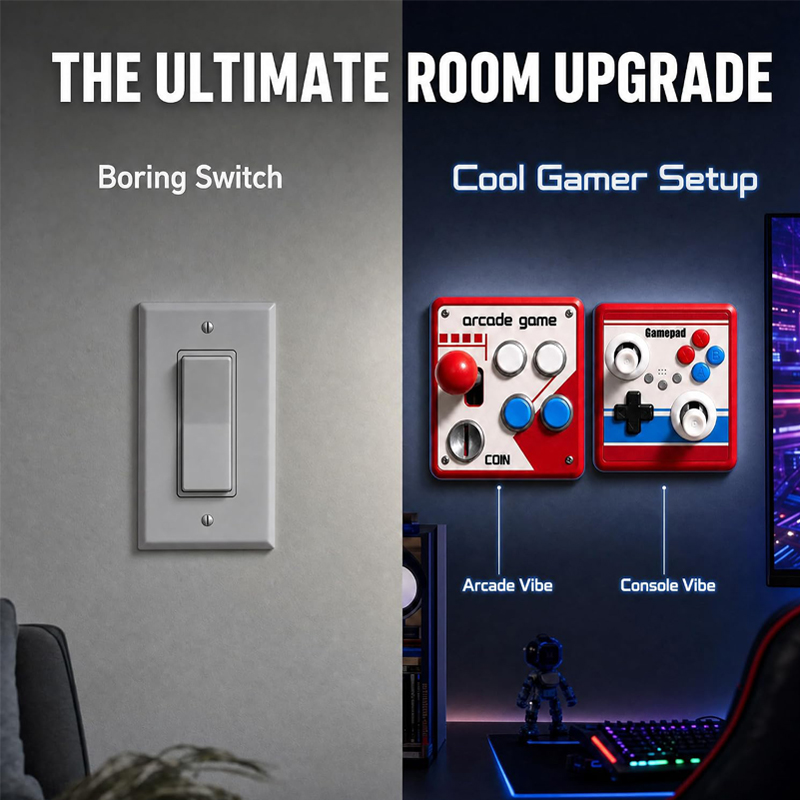Copertura per Interruttore Luc - Retro Gaming Decor recensione e prezzo