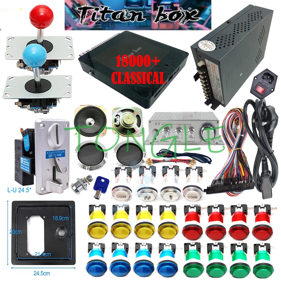 2 giocatori Titan Box 18000+ i - Arcade Button Kit recensione e prezzo