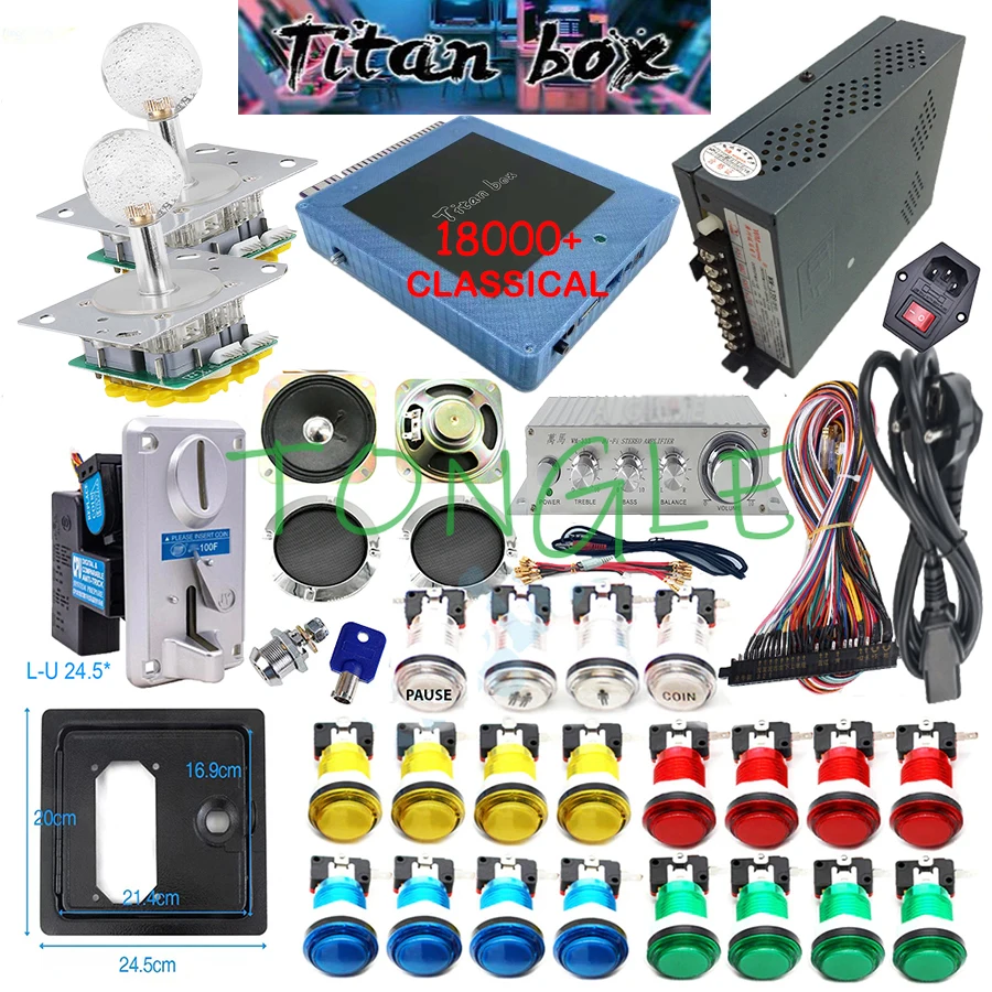 2 giocatori Titan Box 18000+ i - Arcade Button Kit recensione e prezzo