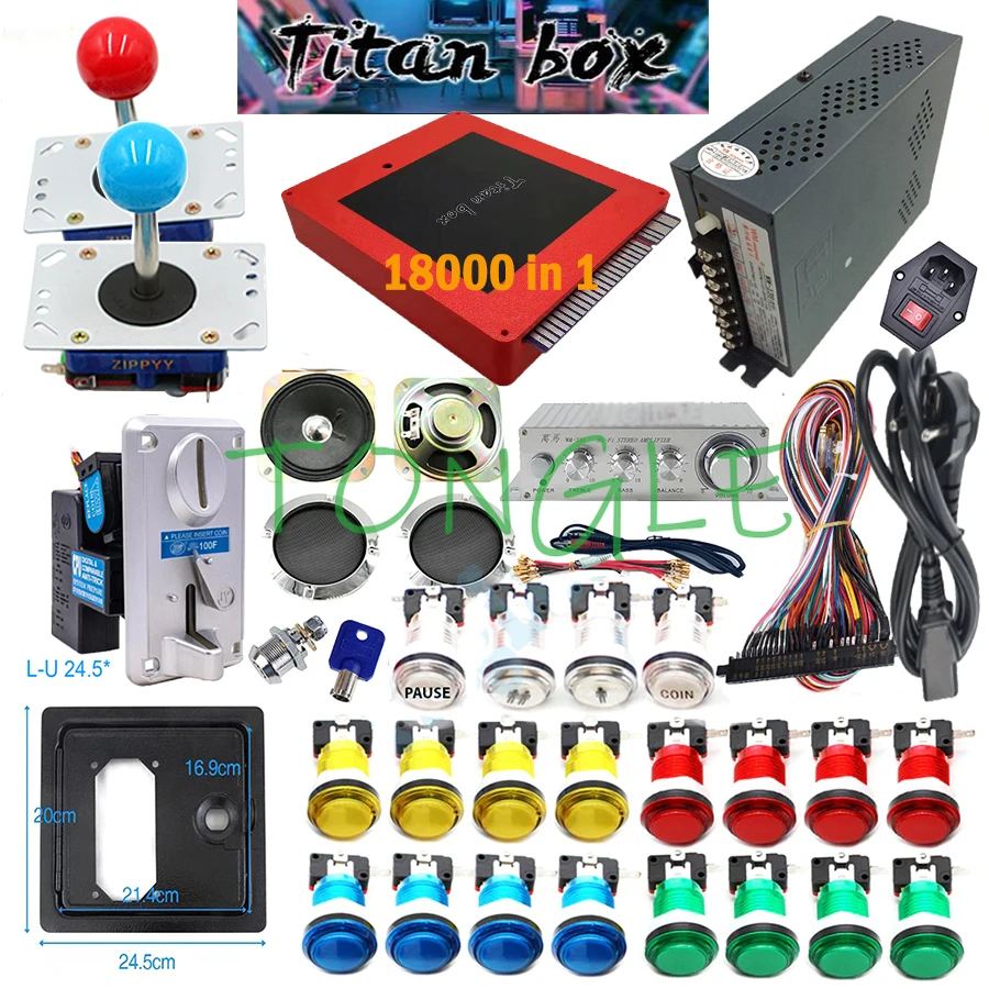 2 giocatori Titan Box 18000+ i - Arcade Button Kit recensione e prezzo